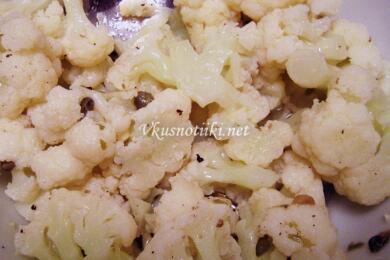 Салата с карфиол