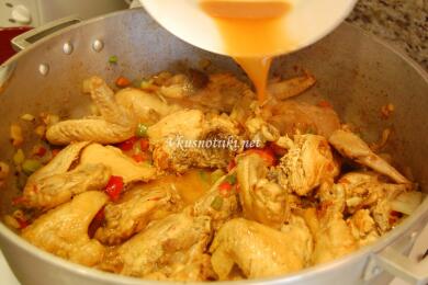 Пиле фрикасе