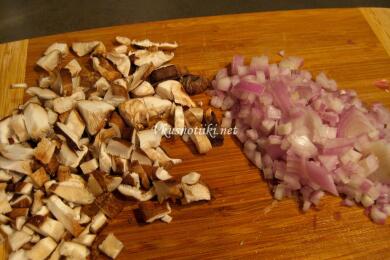 Каша с гъби и сметана