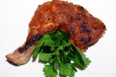 Задушен овнешки бут