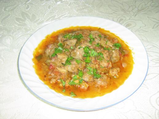 Блага гозба с пилешки дробчета