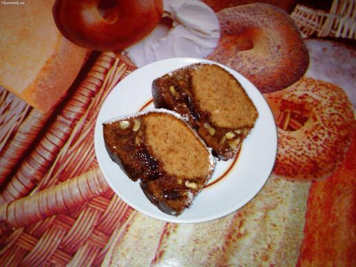 Кекс с локум и орехи