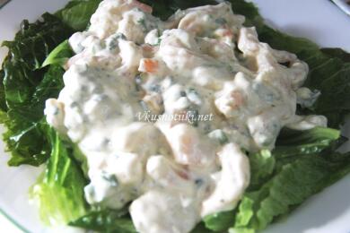 Салата със скариди