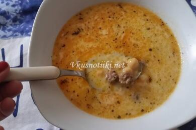 Супа с нахут и кисело мляко