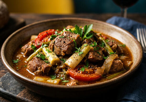 Агнешко с пресен лук