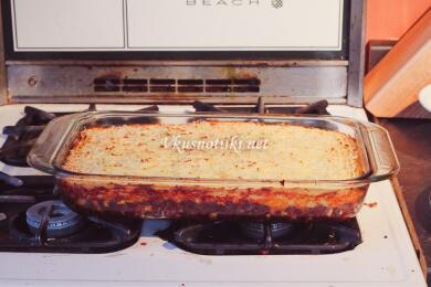 Кайма с ориз и картофено пюре