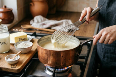 Сос бешамел (основен млечен сос)