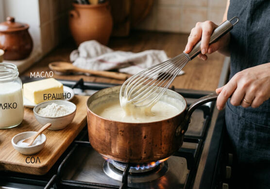 Сос бешамел (основен млечен сос)