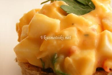 Яйца с майонеза