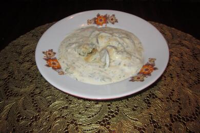 Тиквички с кисело мляко