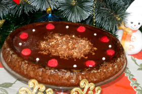 Медена тарталета с шоколадов ганаш