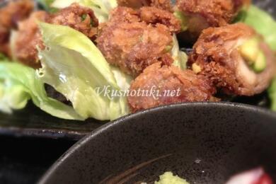 Панирано филе с плънка