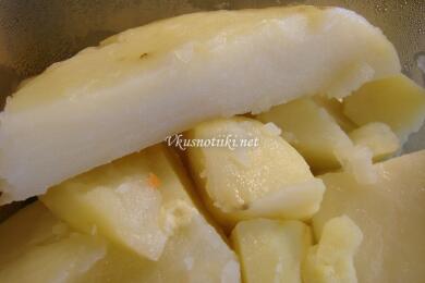 Картофи с яйца