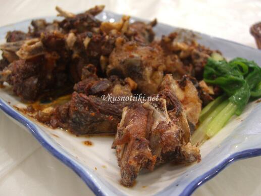 Агне, пълнено със зрял фасул