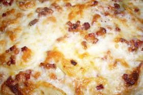 Картофки с шунка и кашкавал