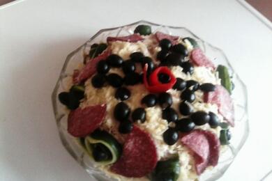 Солена палачинкова торта за специални поводи