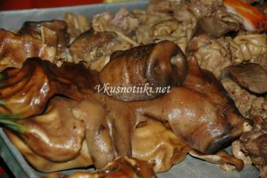 Вкусни свински муцунки