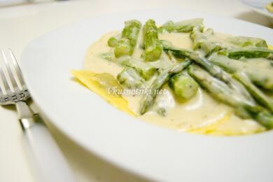 Аспержи със сметана II