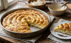 Баница със сирене и яйца