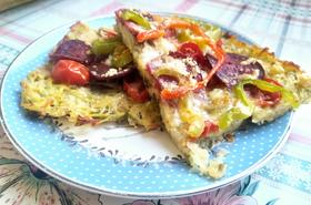 Богата пица с картофен блат