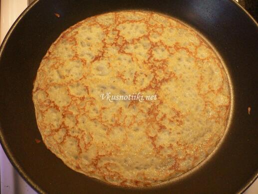 Солена  палачинкова торта