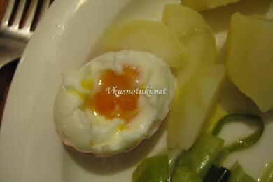 Картофи с яйца