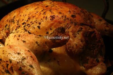 Пиле с чеснови хапки - Ваня