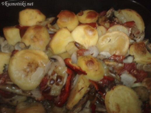 Зеленчуково печено