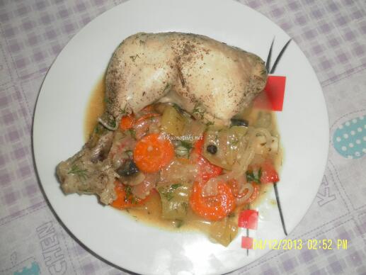 Пияно пиле яхния