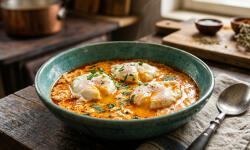 Забулени яйца с прясно мляко по касапски