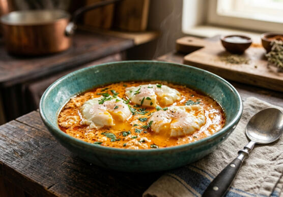 Забулени яйца с прясно мляко по касапски