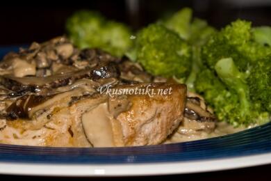 Свинско месо в сметана