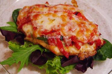 Пушено  пиле на фурна