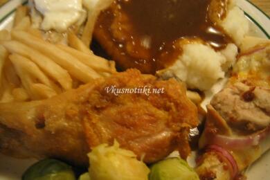 Пилешки бутчета с кашкавал