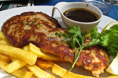 Панирано свинско бон филе