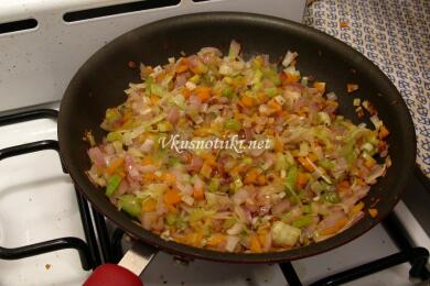 Свинско месо със зеленчуци