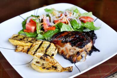 Пилешки пържоли на скара