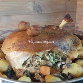 Пълнена агнешка плешка