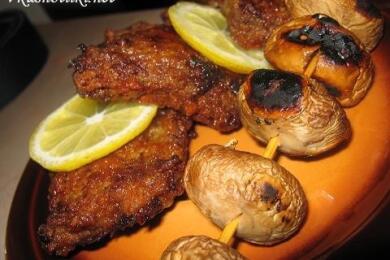 Свински дроб с горчица