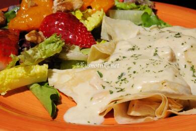 Пилешко месо в палачинка