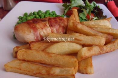 Пълнени пилешки  пържоли