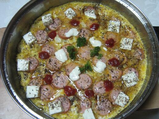 Яйчена пица