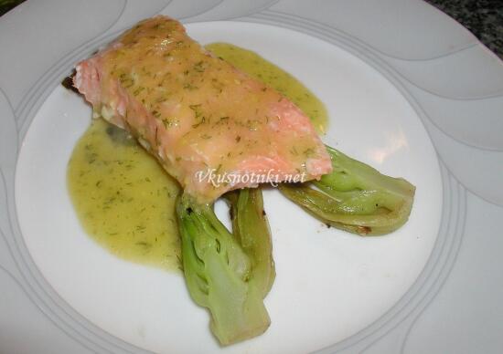 Варена риба  със  сос