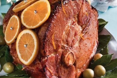 Свинско с портокали в меден сос