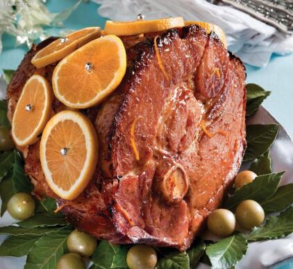 Свинско с портокали в меден сос