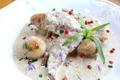 Пилешко със зеленчуци