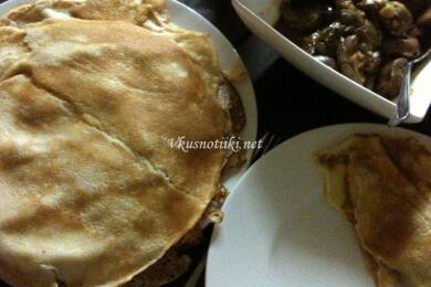 Пиле в палачинка