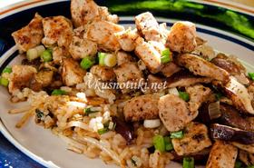 Свински кебап със сметана