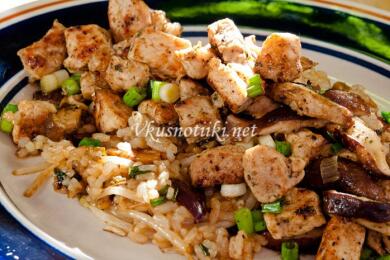 Свински кебап със сметана