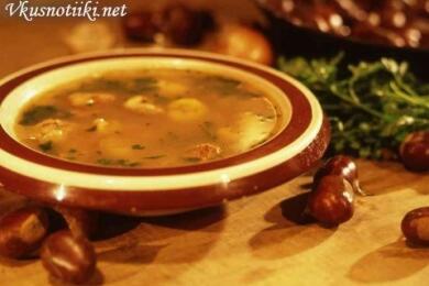 Супа с кестени